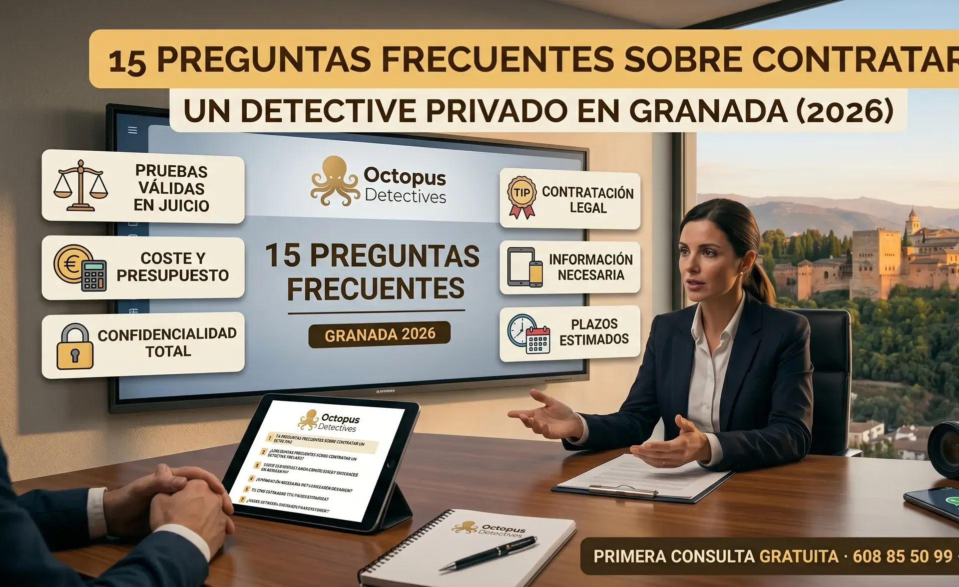 15 Preguntas Frecuentes sobre Contratar un Detective Privado en Granada (2026)