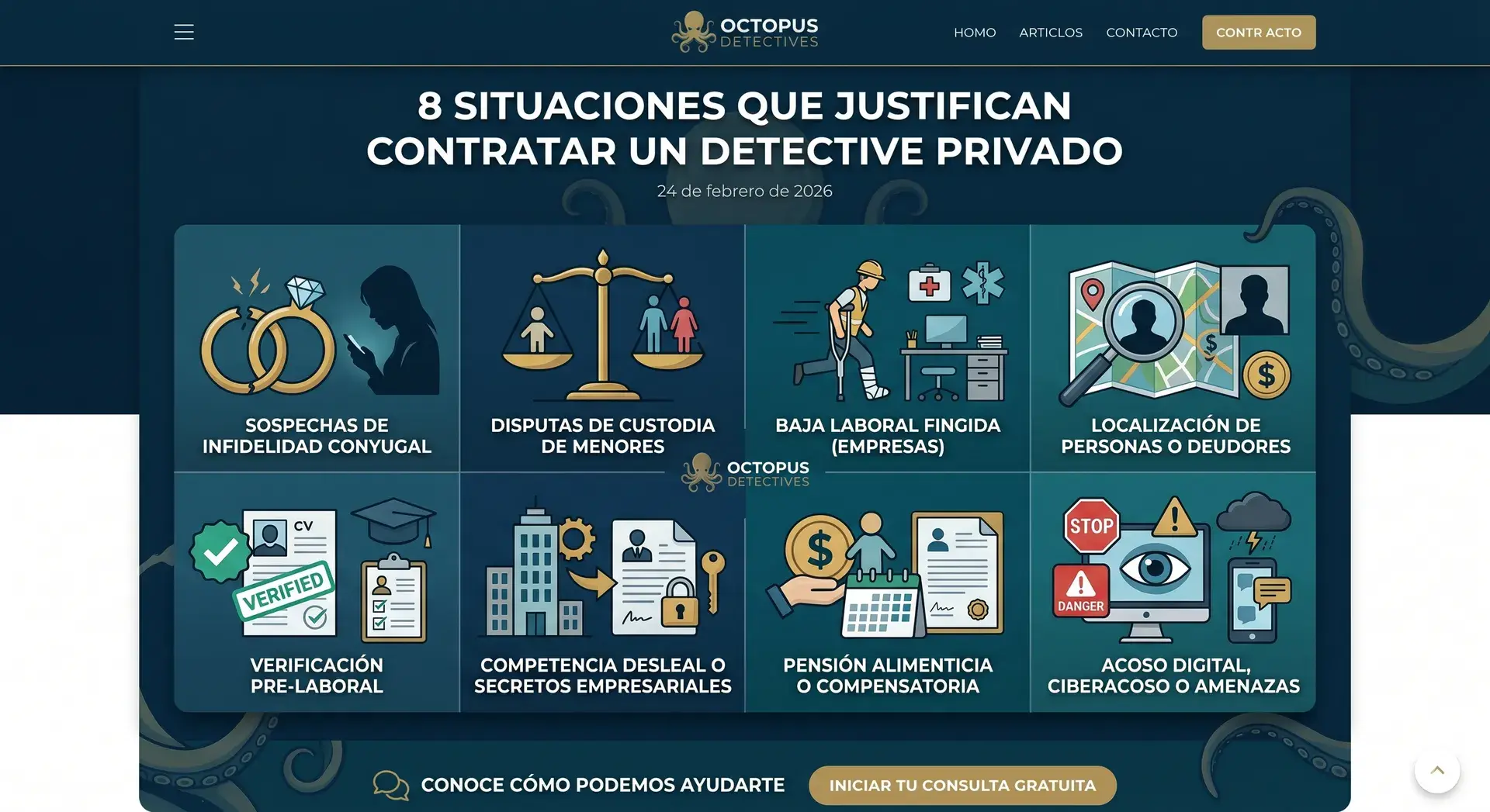 Cuándo Contratar un Detective Privado: 8 Situaciones que lo Justifican