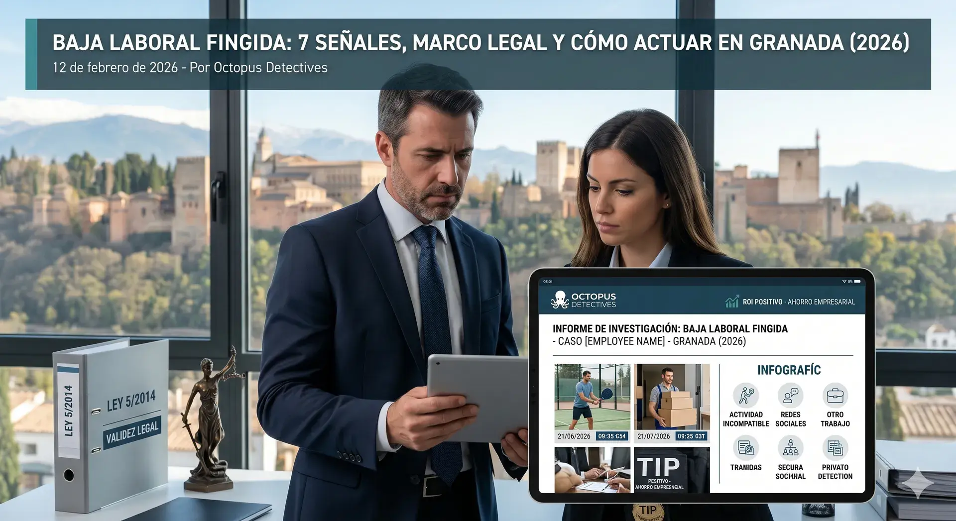 Baja Laboral Fingida: 7 Señales, Marco Legal y Cómo Actuar en Granada (2026)