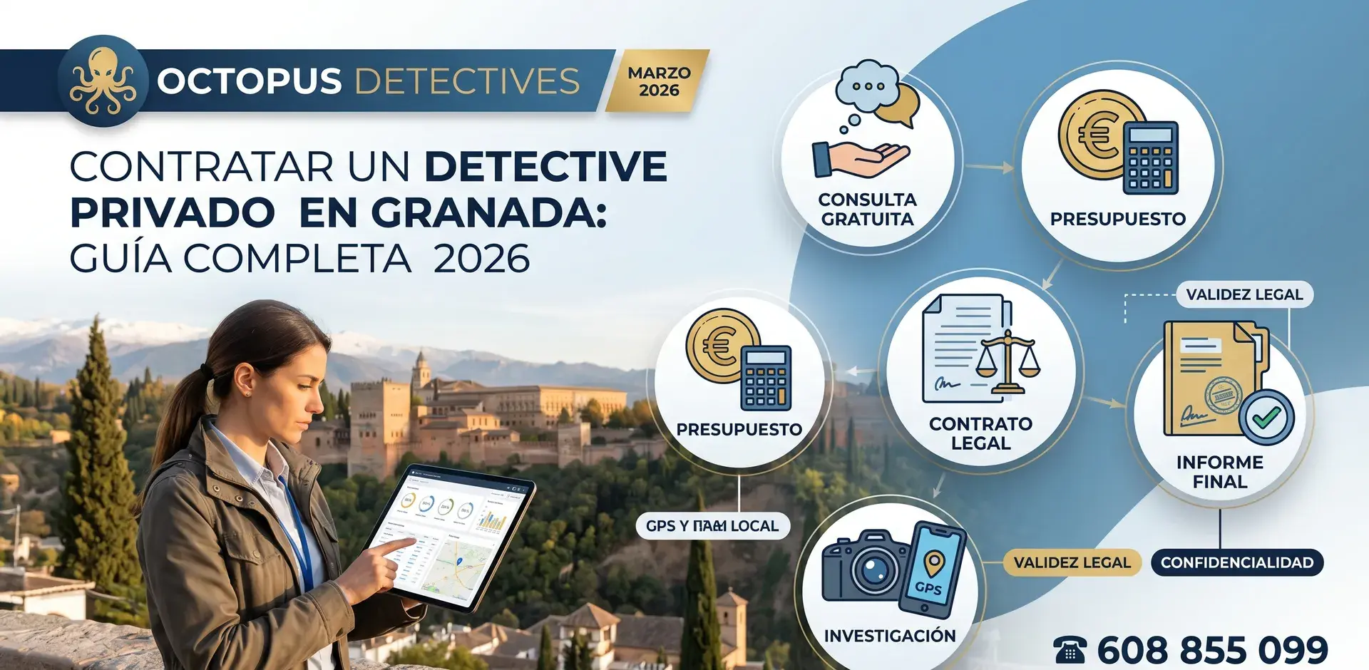 Contratar un detective privado en Granada: guía completa 2026
