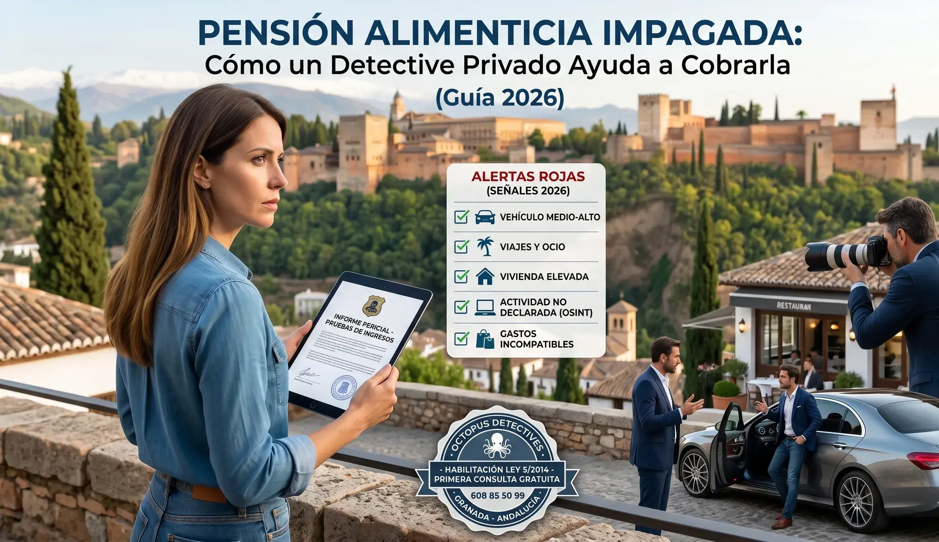 Pensión Alimenticia Impagada: Cómo un Detective Privado Ayuda a Cobrarla (Guía 2026)