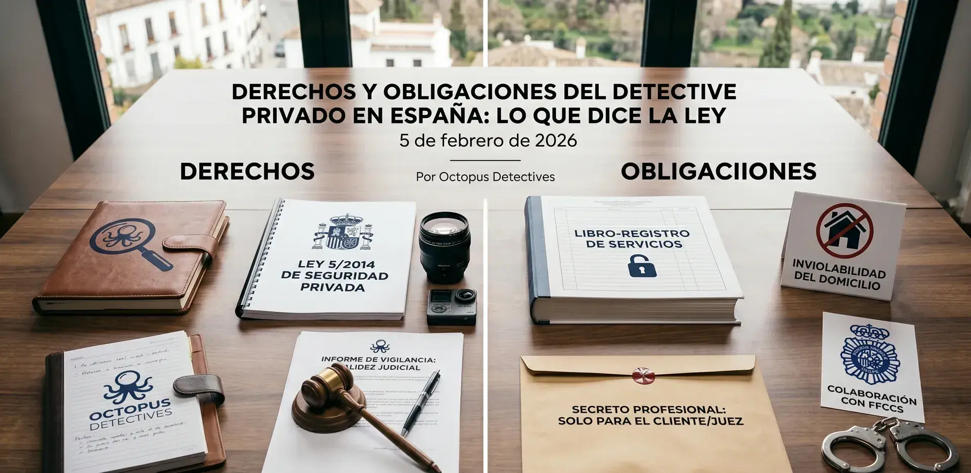 Derechos y Obligaciones del Detective Privado en España: Lo que dice la Ley