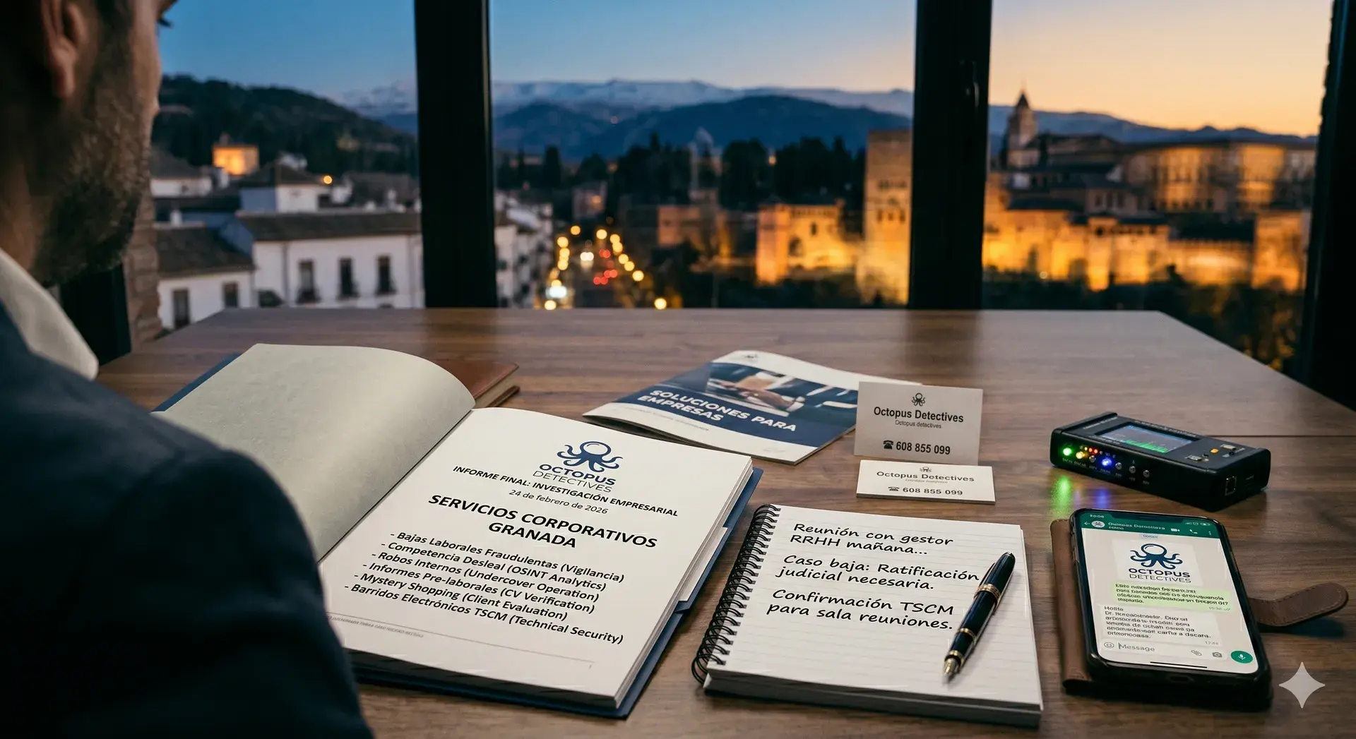 Private Detective for Businesses in Granada: Services and Most Common Cases